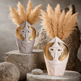 Primate Grey Ceramic Vase