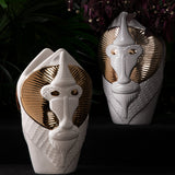 Primate Grey Ceramic Vase