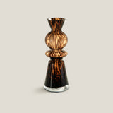 Savannah Brown Tier Vase