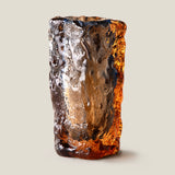 Azure Blue & Amber Vase