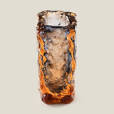 Azure Blue & Amber Vase