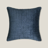 Nodir Blue Pleated Cushion Cover
