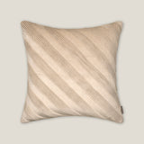 Diyor Off White Pleated Cushion Cover