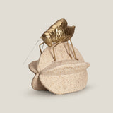 Luxura Hopper Gold & Off White Decor