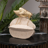 Luxura Hopper Gold & Off White Decor