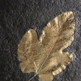 Midas Leaf Grey & Gold Vase S