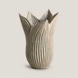 Foliage Grey Ceramic Vase