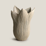 Foliage Grey Ceramic Vase