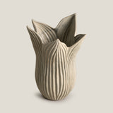 Foliage Grey Ceramic Vase