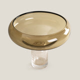 Stardust Brown Glass Decor Bowl