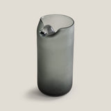 Dewdrop Grey Glass Vase