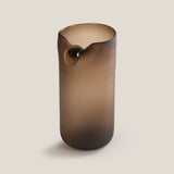 Dewdrop Brown Glass Vase