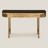 Linear Brass Console Table