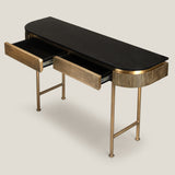 Linear Brass Console Table