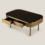 Linear Brass Coffee Table