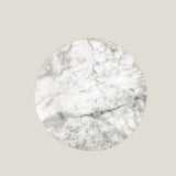 Cosmos White Marble Side Table
