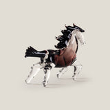 Morano Purple & Grey Horse Sculpture