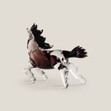 Morano Purple & Grey Horse Sculpture
