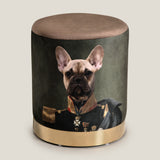 Canine Couture Brown Pouffe