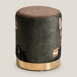 Canine Couture Brown Pouffe