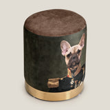 Canine Couture Brown Pouffe