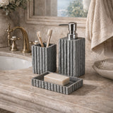 Slate Grey Bath Set of 3