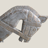 Chevalier Grey Horse Sculpture