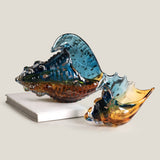 Triton Blue & Amber Shell Decor S