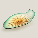 Wavelet Amber & Green Decor Platter