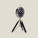 Kingston Silver & Black Table Clock