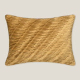 Benito Yellow Pleated Cushion Cover