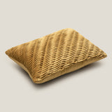 Benito Yellow Pleated Cushion Cover