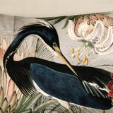 Heron Multicolor Printed Cushion Cover