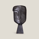 Cycladic Head Antique Grey Sculpture