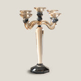 Jewel Champagne & Grey Crystal Candelabra