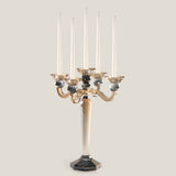 Jewel Champagne & Grey Crystal Candelabra