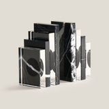 Zenith Black & Clear Bookend