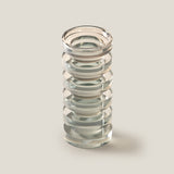 Shimmer Grey Round Candle Holder