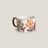 Jenna Clifford Multicolor Cup & Saucer Set of 4