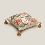Dahlia Off White Emb. Cushion Cover