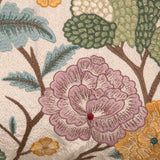 Dahlia Off White Emb. Cushion Cover