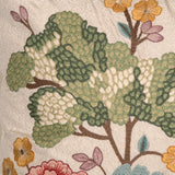 Dahlia Off White Emb. Cushion Cover