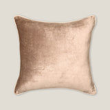Camellia Beige Emb. Cushion Cover