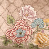 Camellia Beige Emb. Cushion Cover