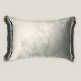 Peony Light Blue Emb. Cushion Cover