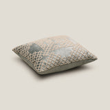 Florette Light Blue Emb. Cushion Cover
