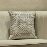 Florette Light Blue Emb. Cushion Cover