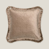 Alyssa Beige & Peach Emb. Reversible Cushion Cover