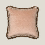 Alyssa Beige & Peach Emb. Reversible Cushion Cover