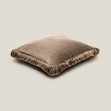 Alyssa Beige & Peach Emb. Reversible Cushion Cover